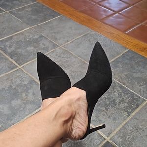 Italian suede heels like New